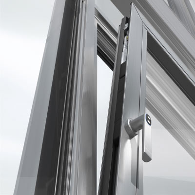 aluminium door section